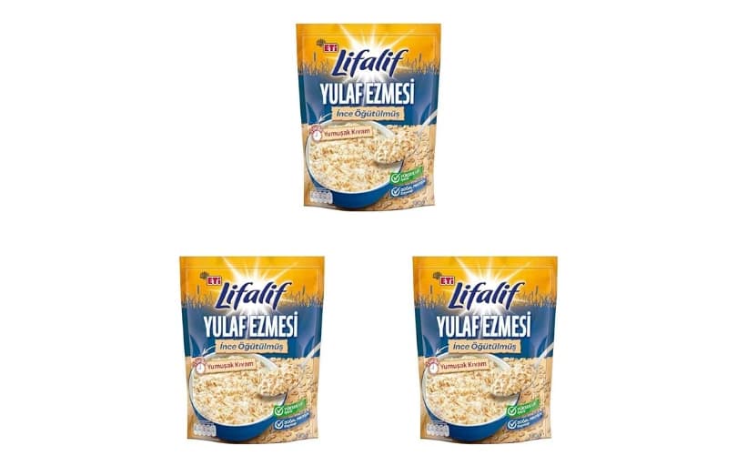 Eti Lifalif İnce Öğütülmüş Yulaf Ezmesi 350g 3'lü Paket 141 TL (Paket Fiyatı 47 TL)