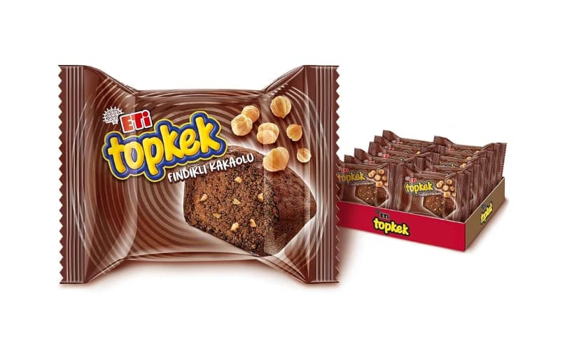 Eti Topkek Fındıklı Kakaolu Kek 35 g x 24 Adet 207,00₺