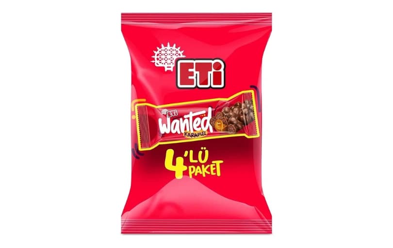 Eti Wanted Buğday Gevrekli Karamelli Bar 4 X 32 G 43tl (6 Ayın En Düşük Fiyatı)