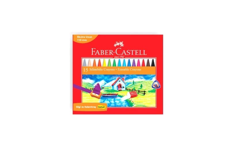 Faber-castell Silinebilir Mum Boya 15 Renk 173,60 Tl