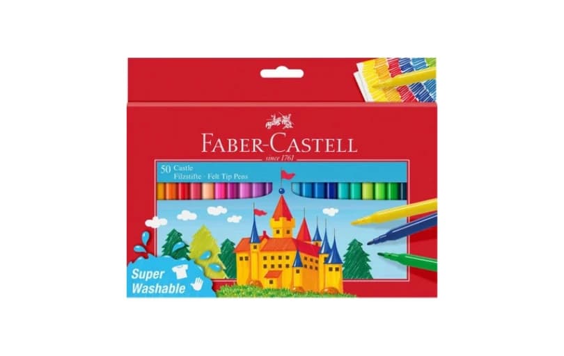 Faber-castell Süper Yıkanabilir Keçeli Kalem 50'li 424tl (6 Ayın En Düşük Fiyatı)