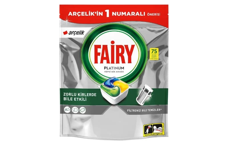 Fairy Platinum 75’li Bulaşık Makinesi Deterjanı 479 TL
