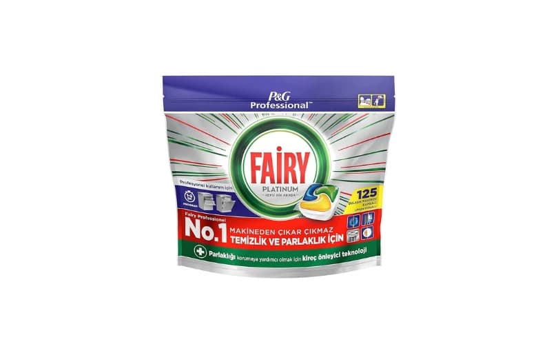 Fairy Proffesional Platinum Limon Kokulu Bulaşık Makinesi Deterjanı 125 Yıkama 1.084tl (6 Ayın En Düşük Fiyatı)