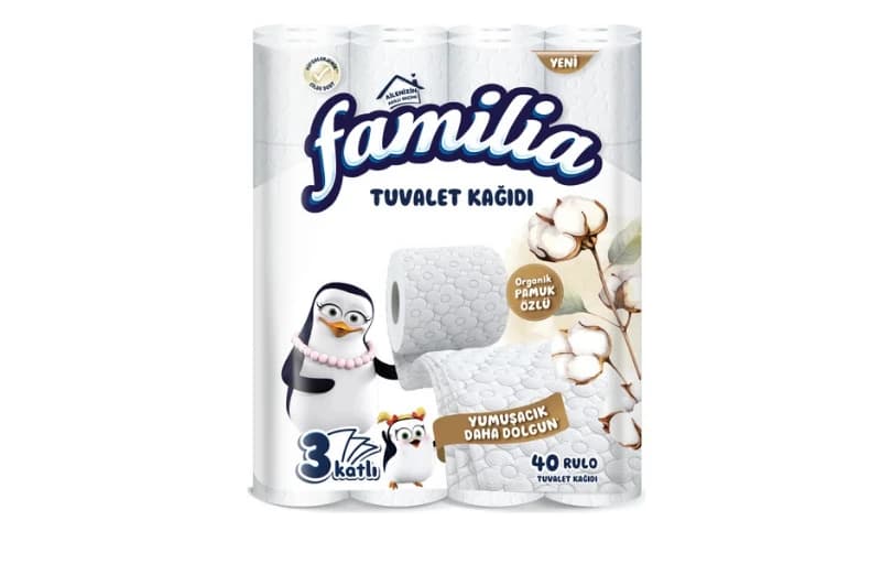 Familia Organik Pamuk Özlü Tuvalet Kağıdı 40 Rulo 313tl
