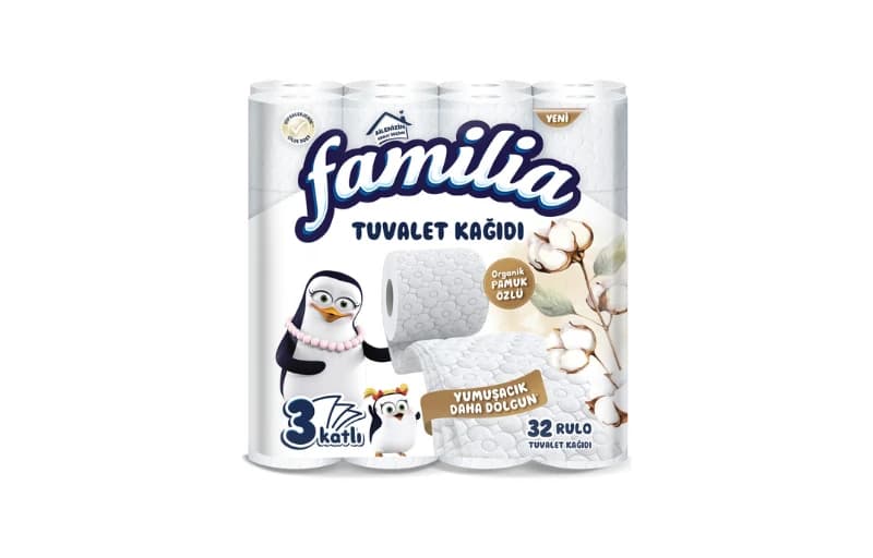 Familia Plus 32 Rulo 3 Katlı Beyaz Tuvalet Kağıdı - 176 TL (4 Paket Alımda 700/100 Kupon)