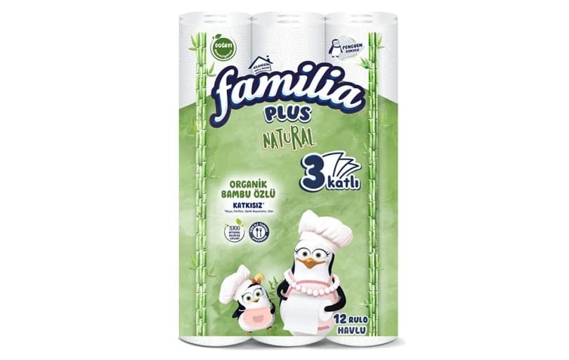 Famılıa Plus Natural 3 Katlı Kağıt Havlu 12'li 149 TL