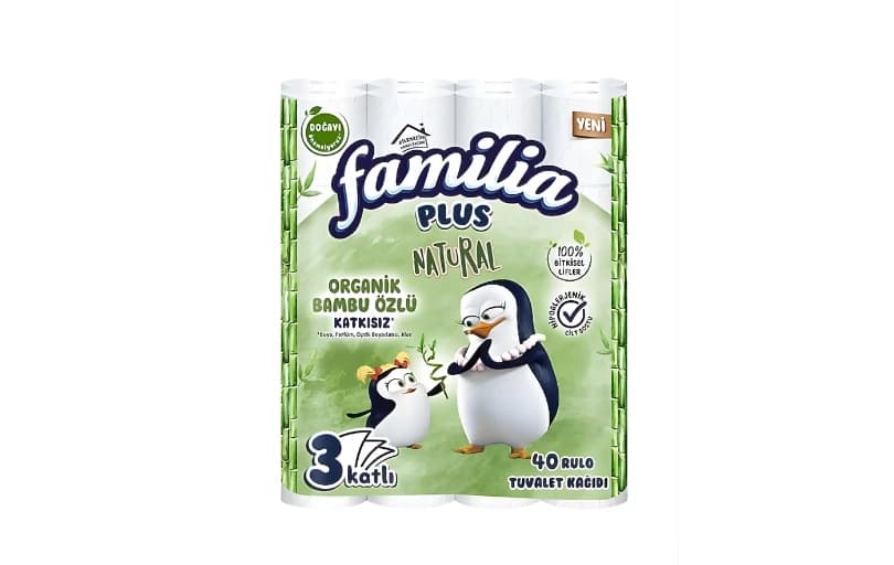 Familia Plus Natural 40'lı Paket Tuvalet Kağıdı 225 TL En Düşük Piyasa Fiyatı!