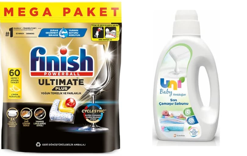 Finish Bulaşık Makinesi Deterjanı Tableti 60 Kapsül - 339 TL