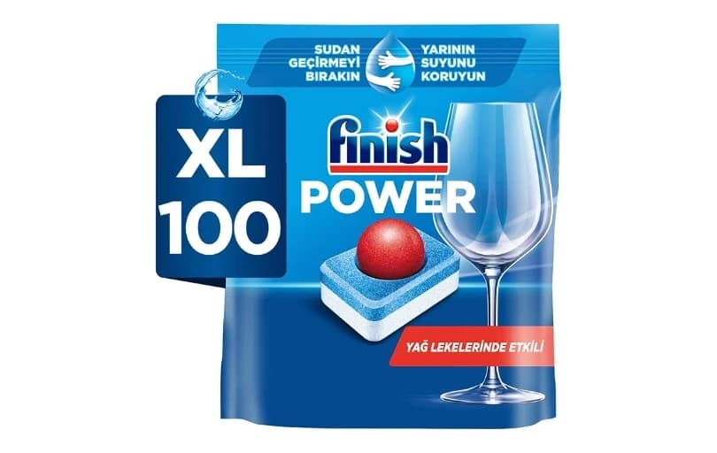 Finish Power 100 Tablet Deterjan 549 Tl - 6 Ayın En Düşük Fiyatı