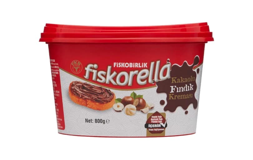 Fiskobirlik Fiskorella Kakaolu Fındık Kreması 800 Gr 157 TL (Kargo Ücretsiz)