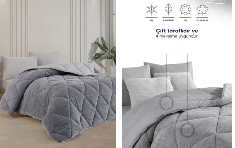 Formeya Battal Boy Lüx Welsoft Çift Taraflı Yorgan Kupon Koduyla 849₺ (kargo Bedava)