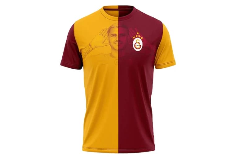 Galatasaray Mauro Icardi Taraftar T-shirt Sepette Kuponla 649 TL (Satıcı GS Store)