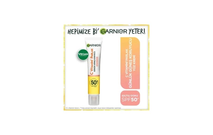 Garnier Spf50+ Güneş Koruyucu Yüz Kremi 40ml 199 Tl