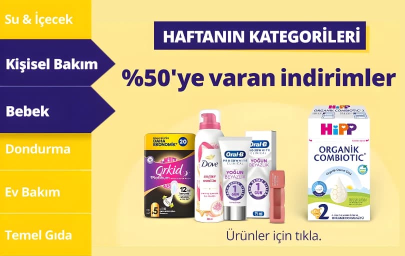 Getir’de %50 İndirim: Bakım ve Bebek Ürünleri Kapında!
