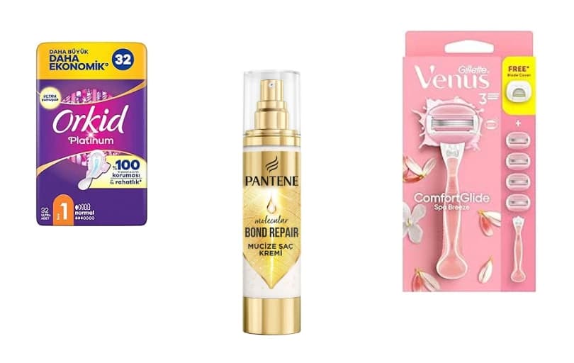 Gillette, Orkid Ve Pantene Ürünlerinde 500 Tl'ye 100 Tl İndirim