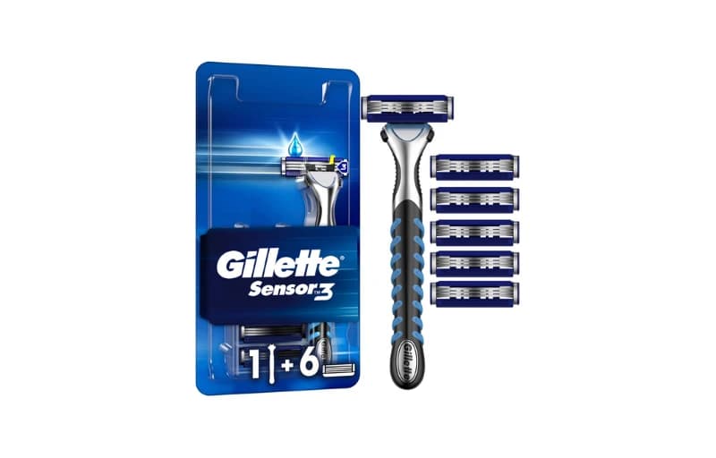 Gillette Sensor3 Tıraş Makinesi 6 yedek başlıklı 159TL