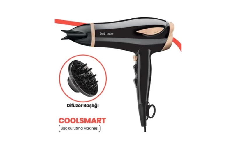 Goldmaster In-6130 Coolsmart 2200 W Güçlü Saç Kurutma Makinası 868tl (6 Ayın En Düşük Fiyatı)