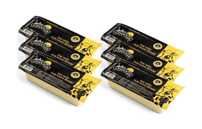 Gündoğdu Taze Kaşar Peynir 500 gr 6'lı 880 TL