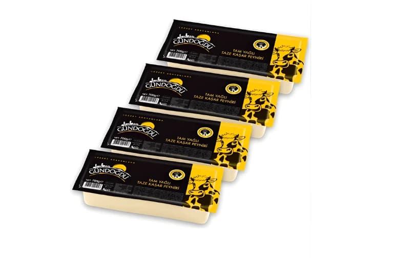 Gündoğdu Taze Kaşar Peyniri (700gr x 4) 829 TL