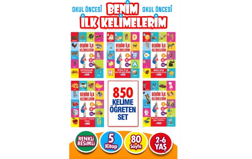 Harika Çocuk Yayınları'nın "İlk Kelimelerim" Seti 89,99 TL