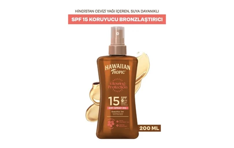 Hawaiian Tropic Dry Spray Oil Spf 15 200 Ml 283tl (6 Ayın En Düşük Fiyatı)