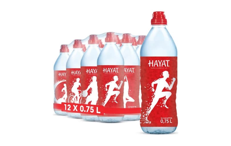 Hayat Sporcu Kapak Su 12x750 Ml 135₺ (11,29 ₺/adet)