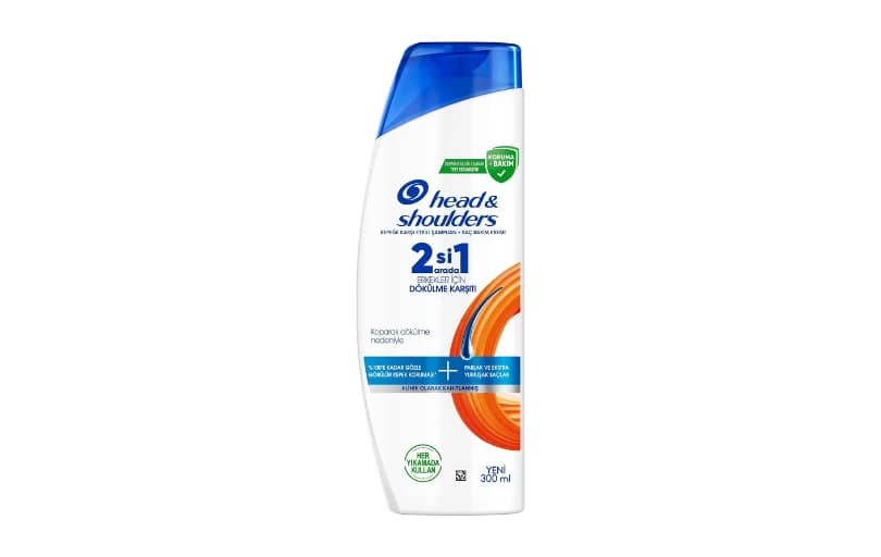 Head & Shoulders Erkeklere Özel Dökülme Karşıtı 2'si 1 Arada Kepeğe Karşı Etkili Şampuan 300ml 109tl