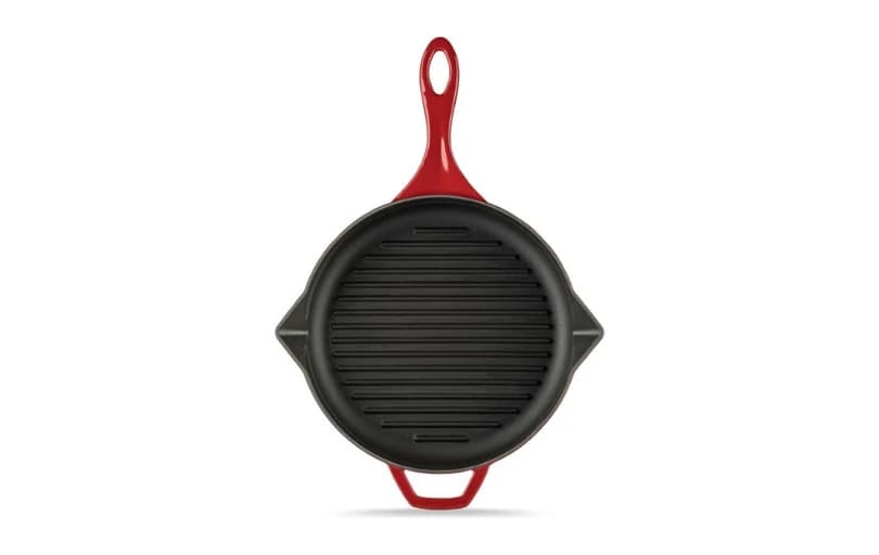 Hosse Yuvarlak Döküm Grill Izgara Tava 24cm Kırmızı 712tl