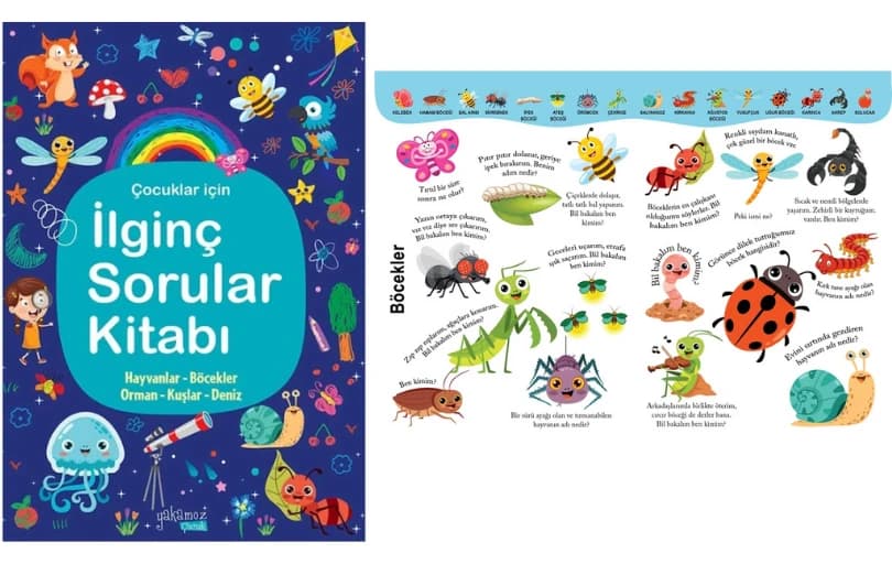 İlginç Sorular Kitabım Tek Fiyat: 99 Tl