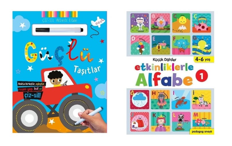 İndigo Dikkat Ve Etkinlik Kitapları 3 Kitap 150₺