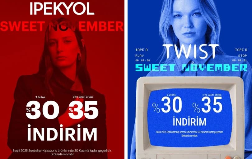 İpekyol & Twist’te Kasım İndirimleri Başladı! %35’e Varan İndirim!