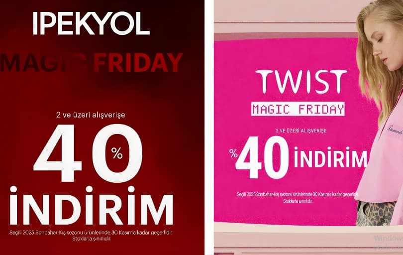 İpekyol Twist'te Magic Friday Kampanyası Başladı!