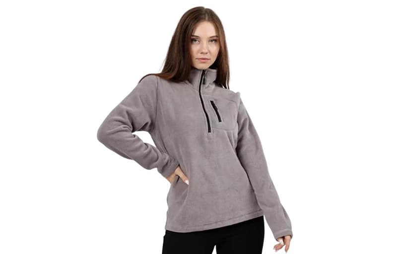Kadın Polar Yarım Fermuarlı Outdoor Cepli Spor Polar 181,00 TL