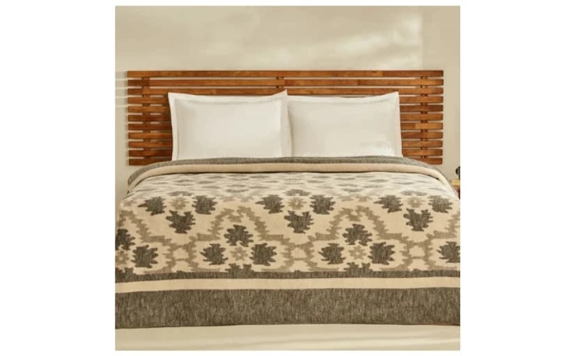 Karaca Home Damask Çift Kişilik Pamuklu Battaniye 658 Tl