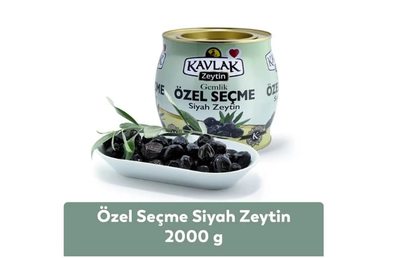 Kavlak Özel Seçme Gemlik Siyah Zeytin 2 Kg 600₺
