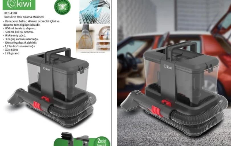 Kiwi KCC-4318 Koltuk ve Halı Yıkama Makinesi 2684 TL