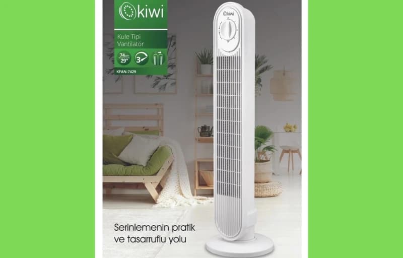 Kiwi KFAN Kule Tipi Vantilatör 740 TL (6 Ayın En Düşük Fiyatı)