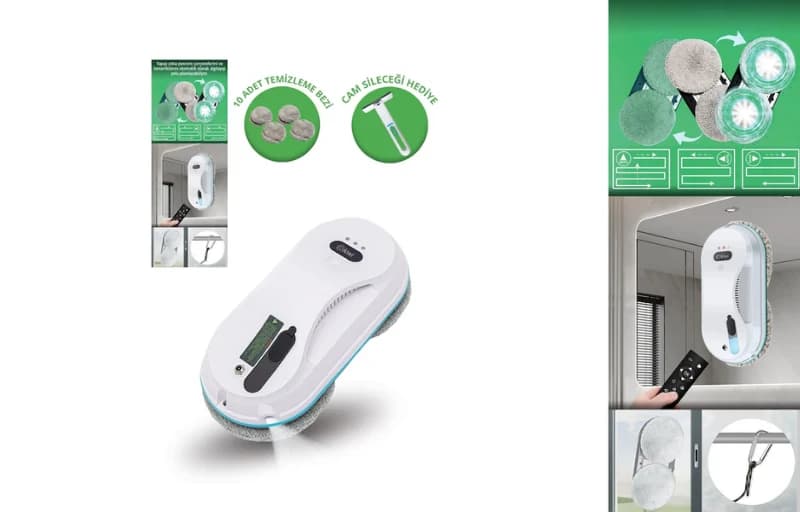 Kiwi KWC-7130 Uzaktan KumandalıCam Silme Robotu 4699 TL