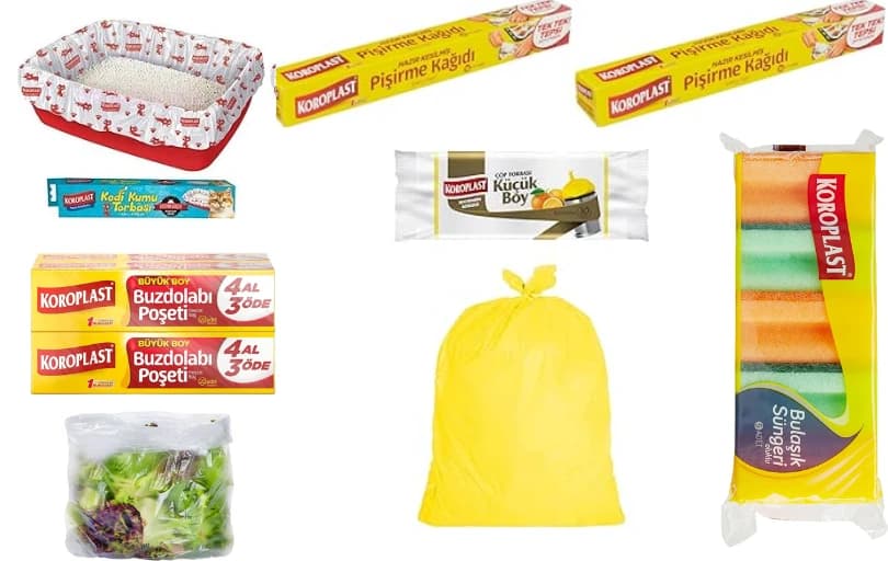 Koroplast Ürünlerinde İkinci ürüne %70 İndirim!(Mandarin Kokulu Çöp Poşeti (30'lu) İkili Alımda Adet Fiyatı: 55 TL)