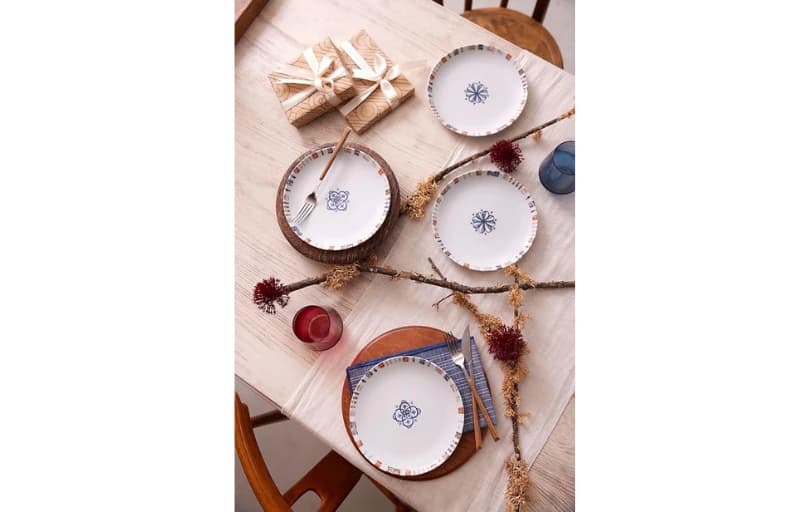 Kütahya Porselen Lily 4 Parça 21 Cm Pasta Tabağı 299tl