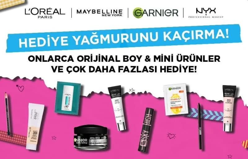 L'oreal'de 1200TL'ye 400TL İndirim
