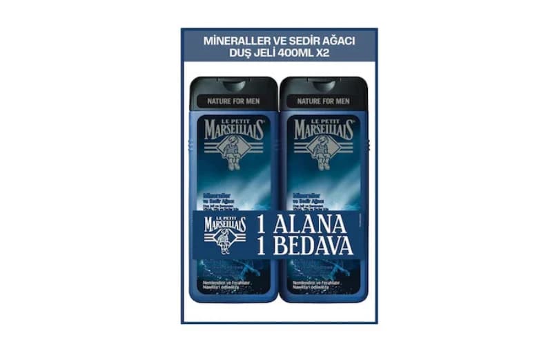 Le Petit Marseillais Erkek Duş Jeli 2'li Paket 209 Tl