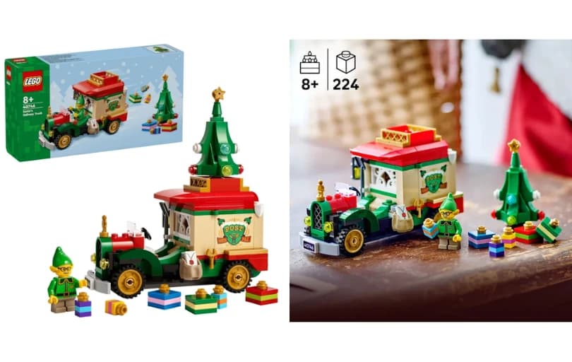 Lego Noel Baba’nın Dağıtım Kamyonu Oyuncak Yapım Seti 599₺