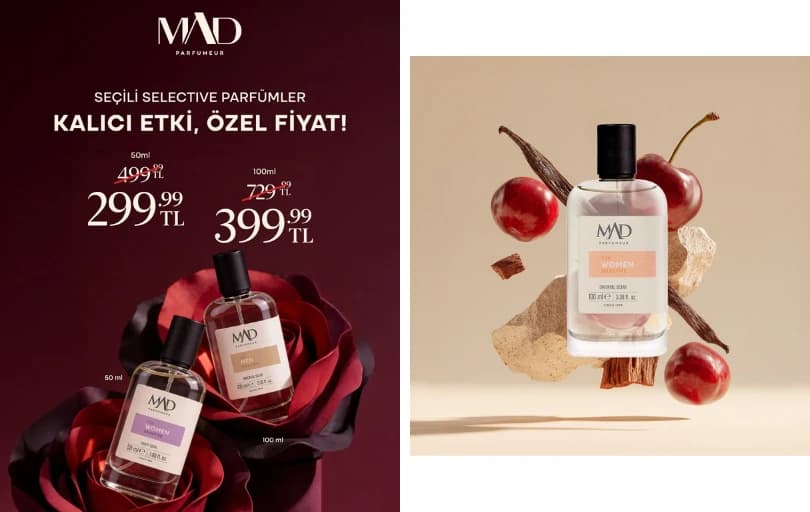 Mad Parfüm Tüm Ürünlerde 3 Al 2 Öde