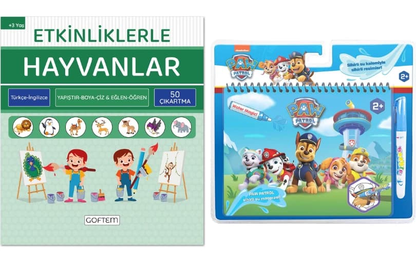 Magic Water Sihirli Boyama Kitaplarında 2 Al 1 Öde İle 50₺