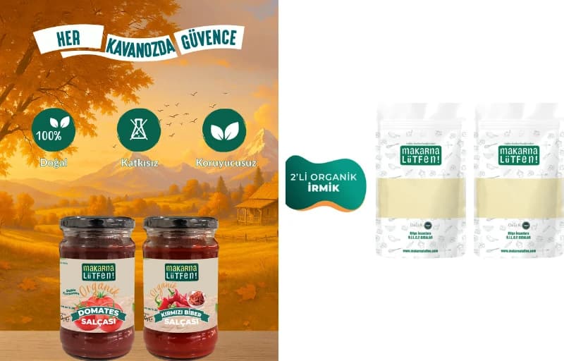 Makarna Lütfen Ürünlerinde 200 ₺ Üstü %50 İndirim