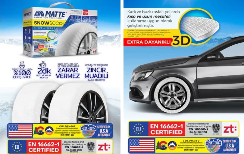 Matte Kar Çorabı 749 TL (Son 6 Ayın En Düşük Fiyatı)