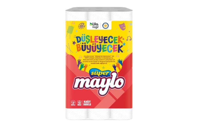 Maylo 3 Katlı 12'Li Kağıt Havlu 147 TL (30 Günün En Düşüğü)
