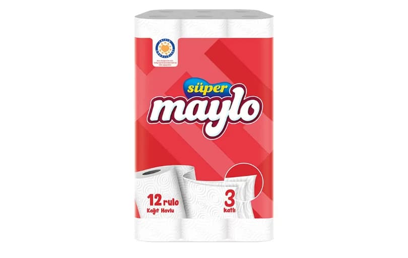Maylo 3 Katlı 12'li Kağıt Havlu 99 TL