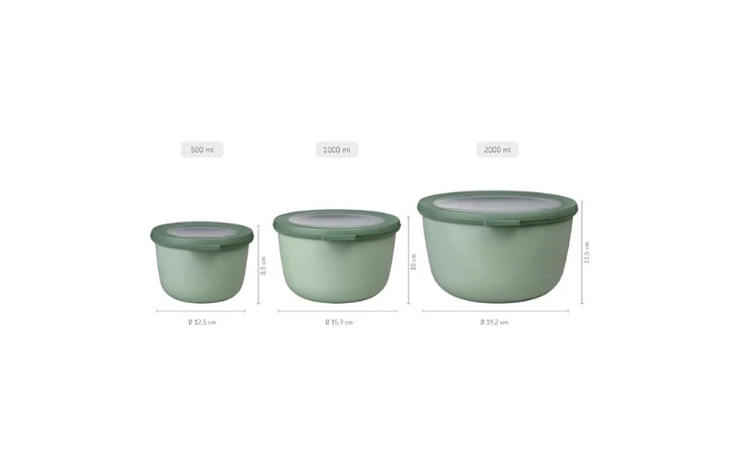 Mepal Cirqula Round 3 Parça Saklama Kabı 500 Ml 1000 Ml 2000 Ml 1.555tl (6 Ayın En Düşük Fiyatı)